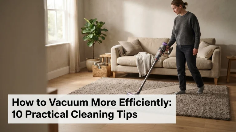 How to Vacuum More Efficiently