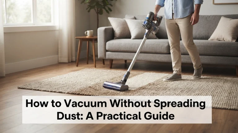 How to Vacuum Without Spreading Dust