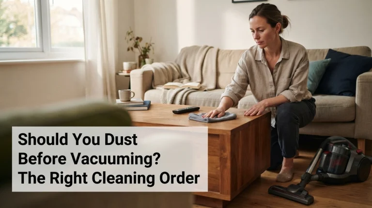Should You Dust Before Vacuuming