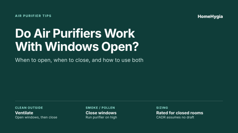Do air purifiers work with windows open guide