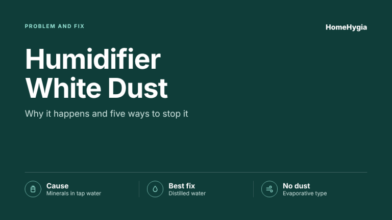 Humidifier White Dust: What Causes It and How to Stop It